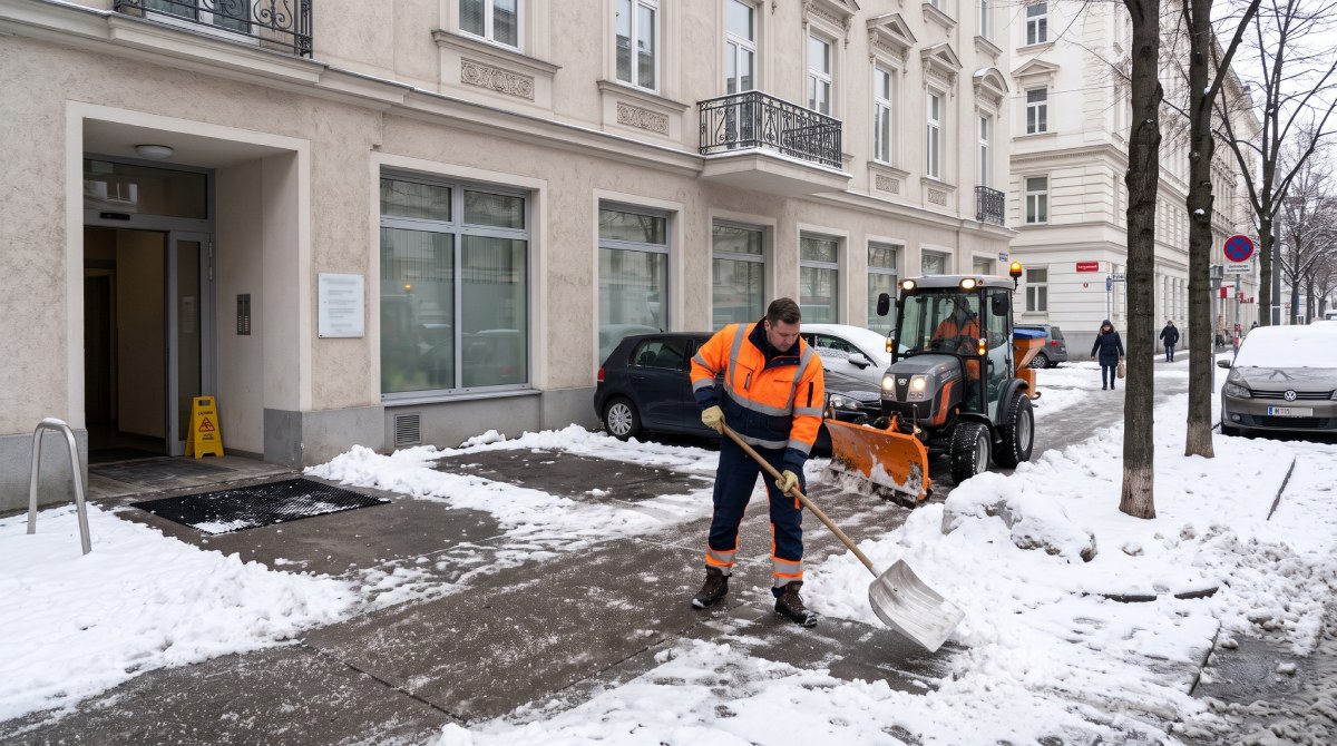 Winterdienst für Wohn- und Gewerbeobjekte in Wien